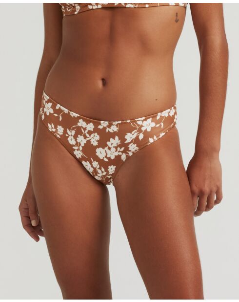 Bas de bikini classique Habanera marron