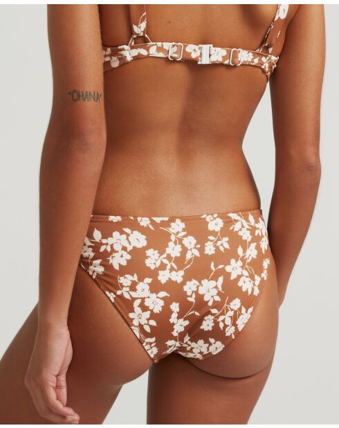 Bas de bikini classique Habanera marron