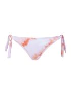 Klassisches Bikiniunterteil mit breiter Schleife in Lachsfarben
