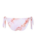 Klassisches Bikiniunterteil mit breiter Schleife in Lachsfarben