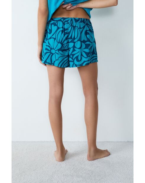 Short Edna bleu canard