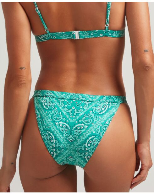 Grüner Slip Bandana Verde