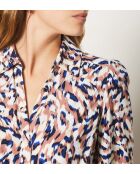 Eby jurk gedrukt op witte achtergrond