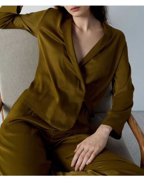 Khakifarbenes olivgrünes Hemd Naike