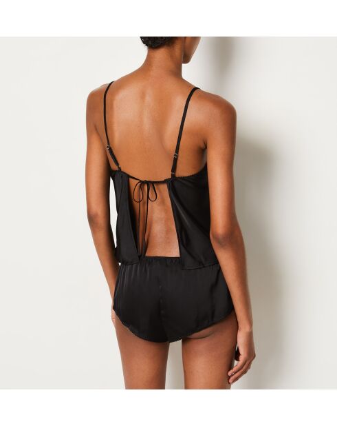 Set cadeau - Pyjama deux pièces Sissie noir