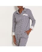 Florisches Perlenhemd