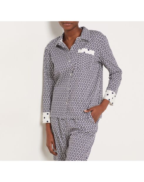 Florisches Perlenhemd