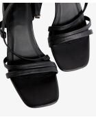 Sandalias negras Hortense