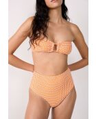 Bandeau-bh zonder beugel en met dunne schelp Nova oranje