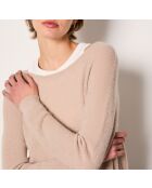 Chaleco Gardenia beige