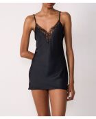 Schwarzes Masquerade-Nachthemd