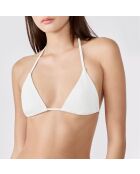 Reggiseno a triangolo bianco Begur senza ferretto e senza scocca