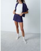 Beryl-short met veelkleurige print