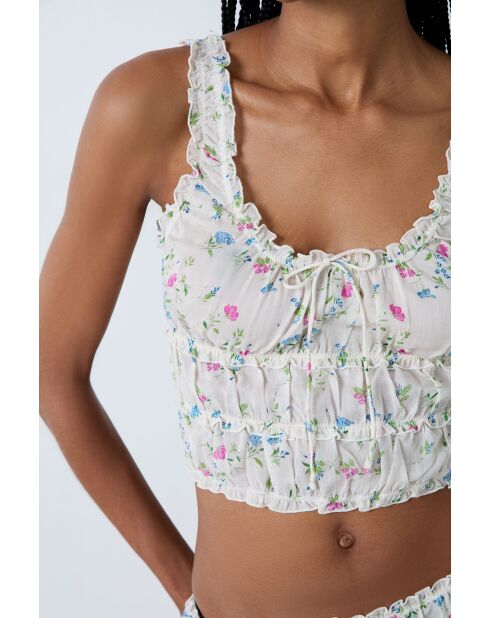 Prati top met bloemenprint