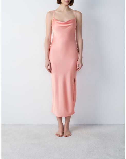 Korallenrotes funkelndes Nachthemd