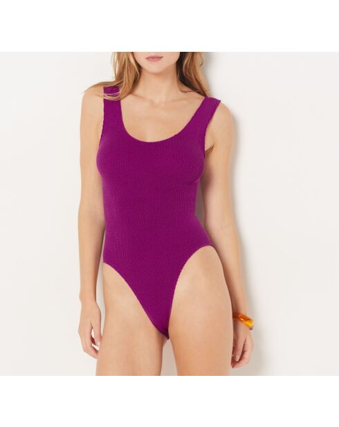 Badpak uit één stuk zonder montuur zonder schelp Onesize van etam cassis