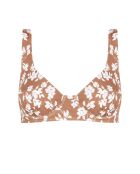 Haut de bikini balconnet Habanera marron