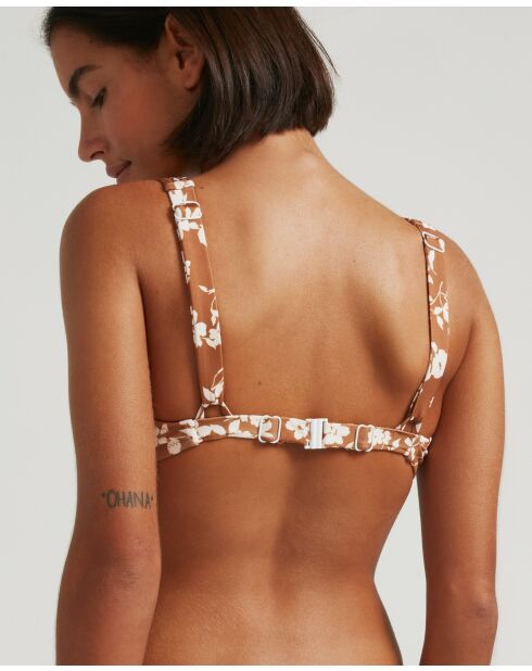 Haut de bikini balconnet Habanera marron