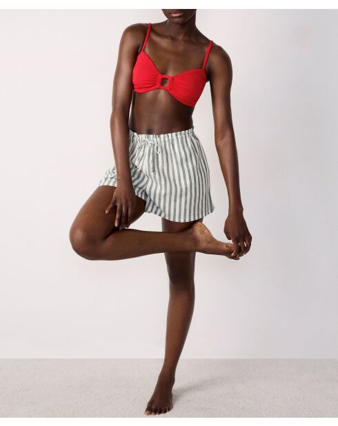 Adria b SPE Shorts mit grünem Hintergrunddruck