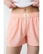 Oranje gestreepte korte broek van Vahe