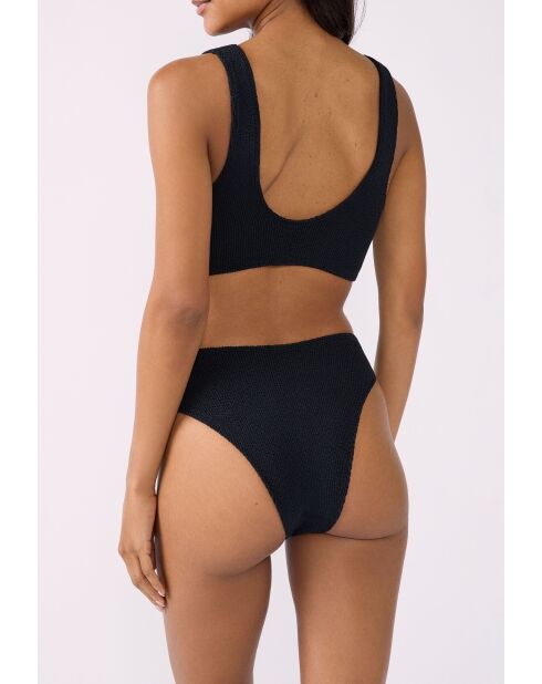 Onesize by etam Bikinihose mit hohem Beinausschnitt, schwarz