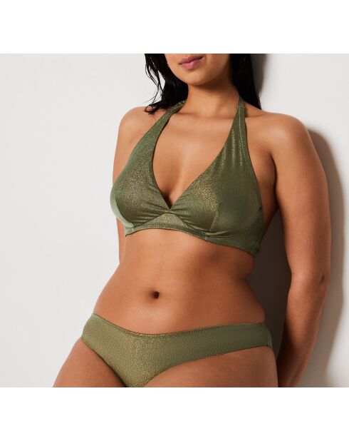 Idilliaco slip bikini standard color oliva kaki