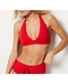 Essentials rode triangelbeha zonder beugel en zonder schelp