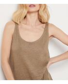Canotta Josie color oliva kaki