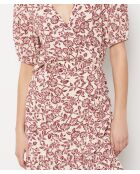 Aurelie Kleid gedruckt auf weißem Hintergrund