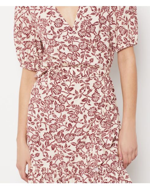 Aurelie Kleid gedruckt auf weißem Hintergrund