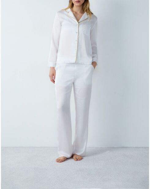 Set cadeau - Pyjama deux pièces Sidera blanc