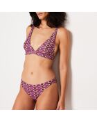 Mehrfarbiger Tzigane-Triangel-BH ohne Bügel und ohne Schale