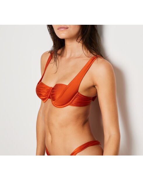 Klassieke bh met beugel en zonder schelp Capsule Wendy mosterdoker