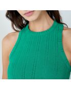 Foz smaragdgrünes Tanktop