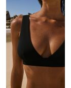 Premiere schwarzer Triangel-BH ohne Bügel und ohne Schale