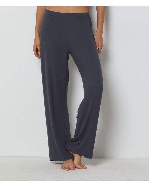 Antracietkleurige broek Asuka