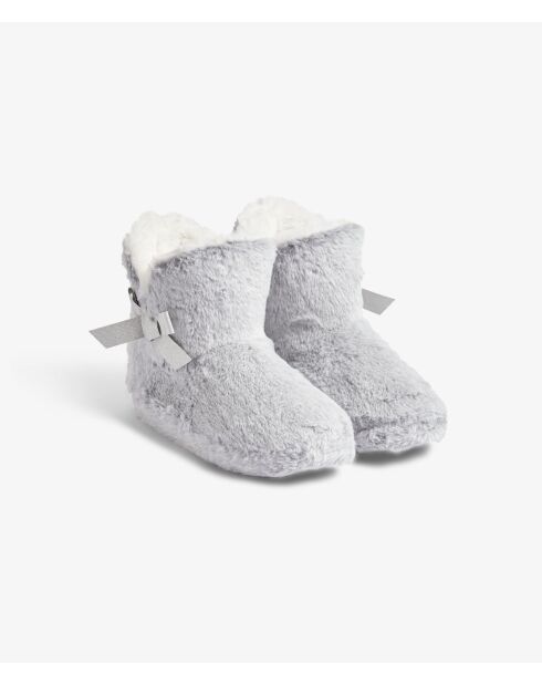 Noemie hellgraue Stiefel