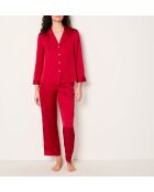 Set regalo - Pigiama a due pezzi rosso Sidera