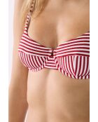 Celestes rode klassieke bh met beugel en zonder schelp