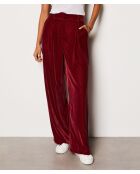 Merida bordeauxrode broek