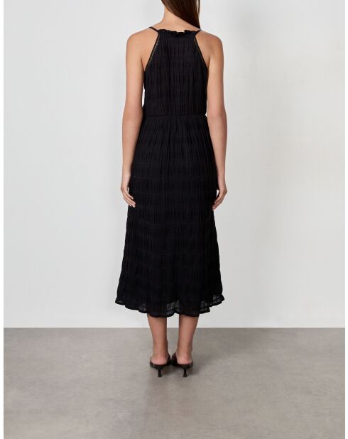 Robe Tashou brodée noire