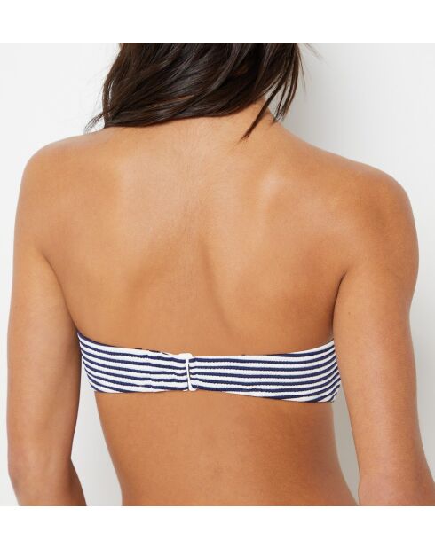 Bandeau-bh zonder beugel en met schelp Mahalo marine