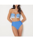 Reggiseno a fascia non imbottito blu Rumba