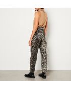 Leonardo broek met beige print