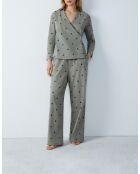 Irys khakifarbenes olivgrünes Hemd