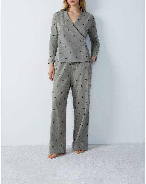 Irys khakifarbenes olivgrünes Hemd