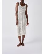 Bacca b ecru lange jurk