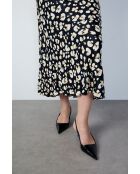 Rana rok gedrukt op een zwarte achtergrond