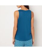 Debardeur Okaylee imprimé fond vert