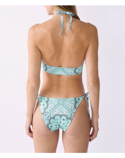 Arizonalove Stirnband-BH ohne Bügel und ohne Muschel, bedruckter himmelblauer Hintergrund